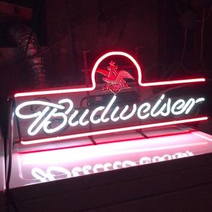 2001 Used neon Budweiser sign